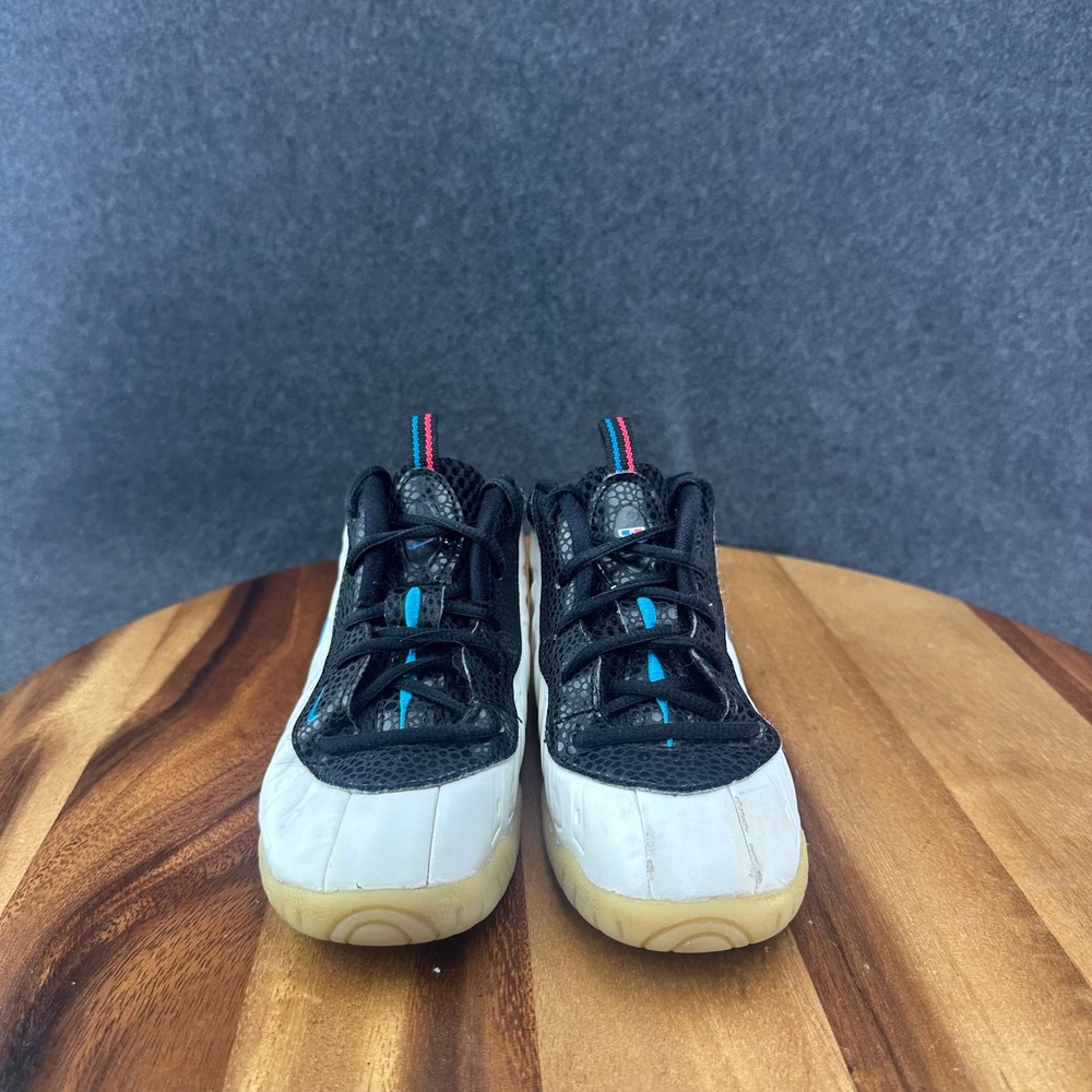 Nike Lil Posite One Toddler Sneakers White Black Blue Gum 843769-102 Size 10C - Picture 4 of 12